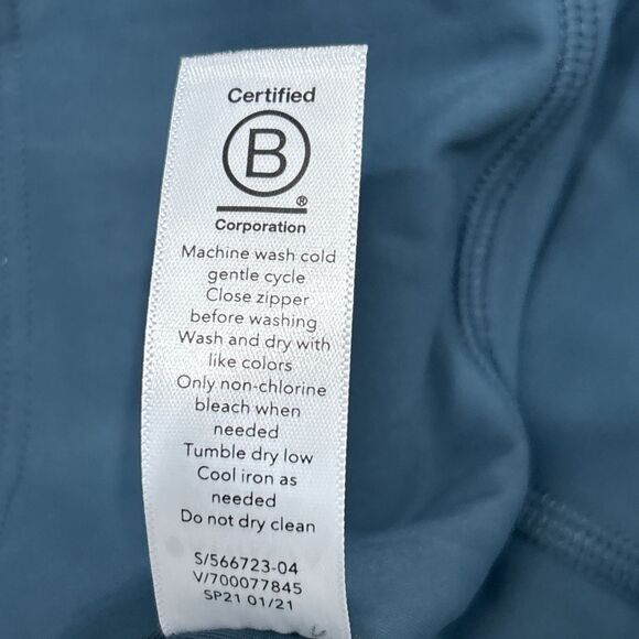 Athleta Run With It Skort Size 1X Blue Teal Stretch Lined Zip Pocket NEW - Picture 12 of 13